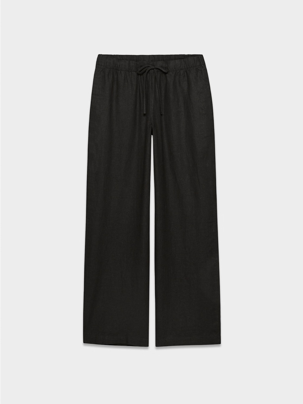Aritzia The Group Sontag Linen Pant - Black, Size M